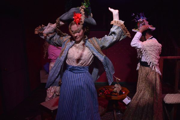 L to R: Skylar Alexis and Rob Young in Hat Box at The Garage Theatre Photo: Diana Kaufmann 5