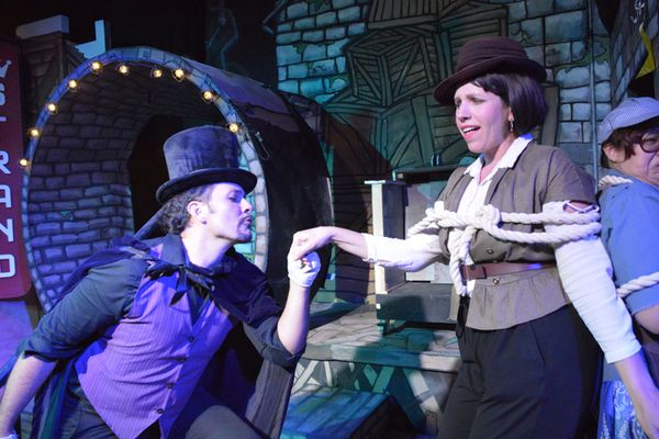 Diana Kaufmann plays Rod McGirdelbutt in The Garage Theatre''s production of The Steam-Powered Rocket Ride to The Moon, or... Ground Control to Guillo and Rod Photo Credit: Paul Knox 4