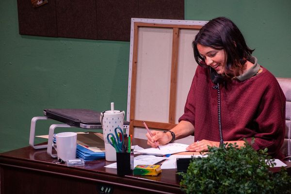 Bekah Martinez plays Samantha Fisher in The Call List at The Garage Theatre Photo Credit: Diana Kaufmann 1