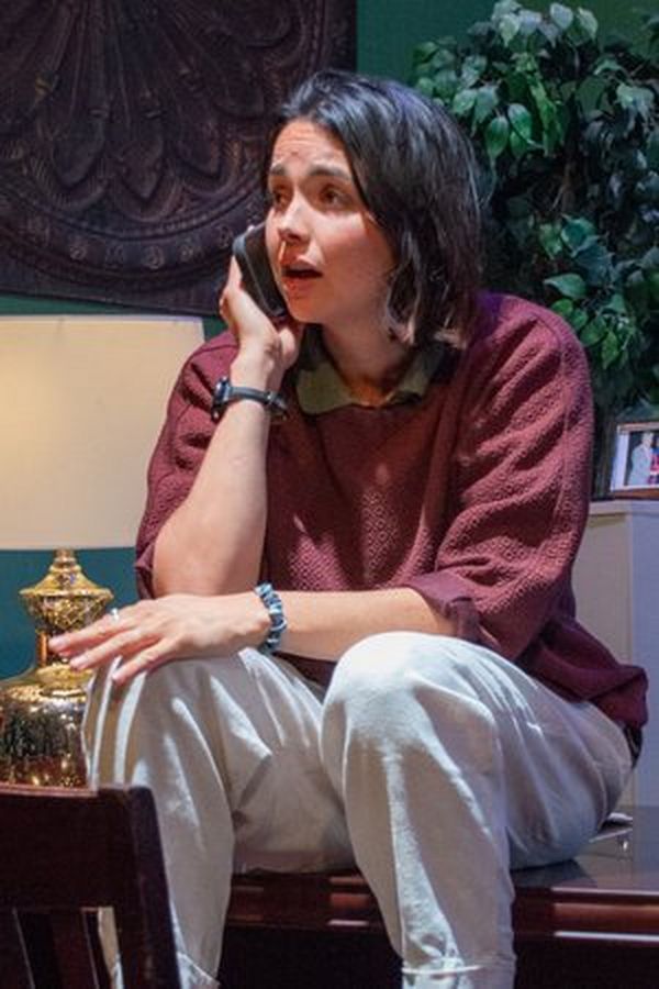 Bekah Martinez plays Samantha Fisher in The Call List at The Garage Theatre Photo Credit: Diana Kaufmann 2
