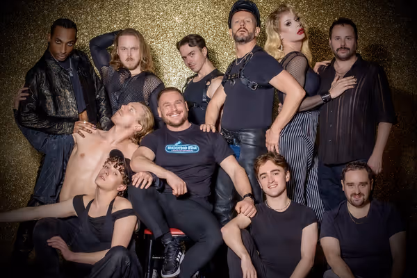 The cast and crew of SHOOTING STAR - A Revealing New Musical  1