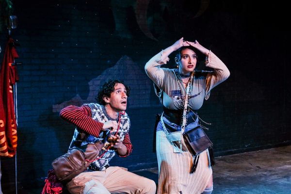 Finn (Tiago Santos) and Briar (Liv Glassman) in AMEN photography credits: Jerry X. Lee 1