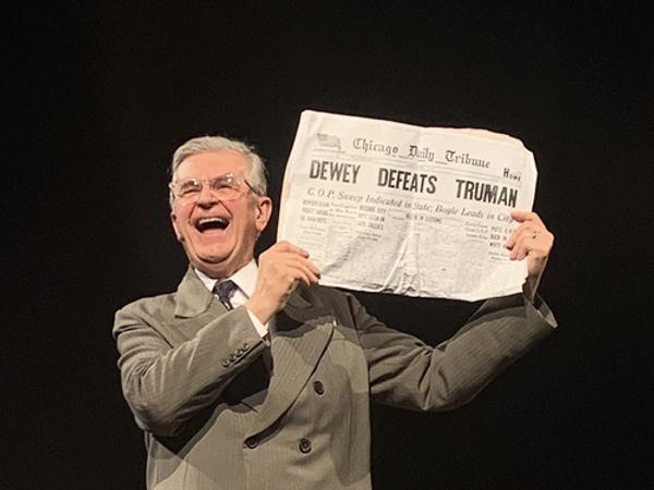 Fred Grandy as Harry Truman in Give 'Em Hell, Harry! 1