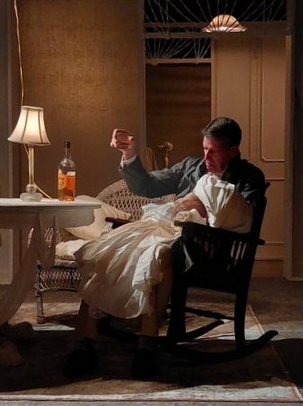 Christopher Patrick Mullen (Jamie) and Christopher Joel Onken (Edmund) in Bridge Street Theatre's production of LONG DAY'S JOURNEY INTO NIGHT 4