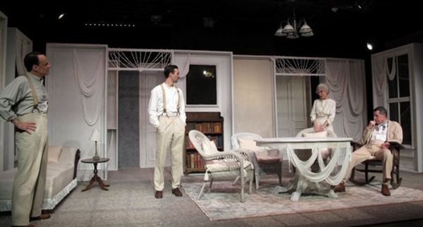 Christopher Patrick Mullen (Jamie) and Christopher Joel Onken (Edmund) in Bridge Street Theatre's production of LONG DAY'S JOURNEY INTO NIGHT 3