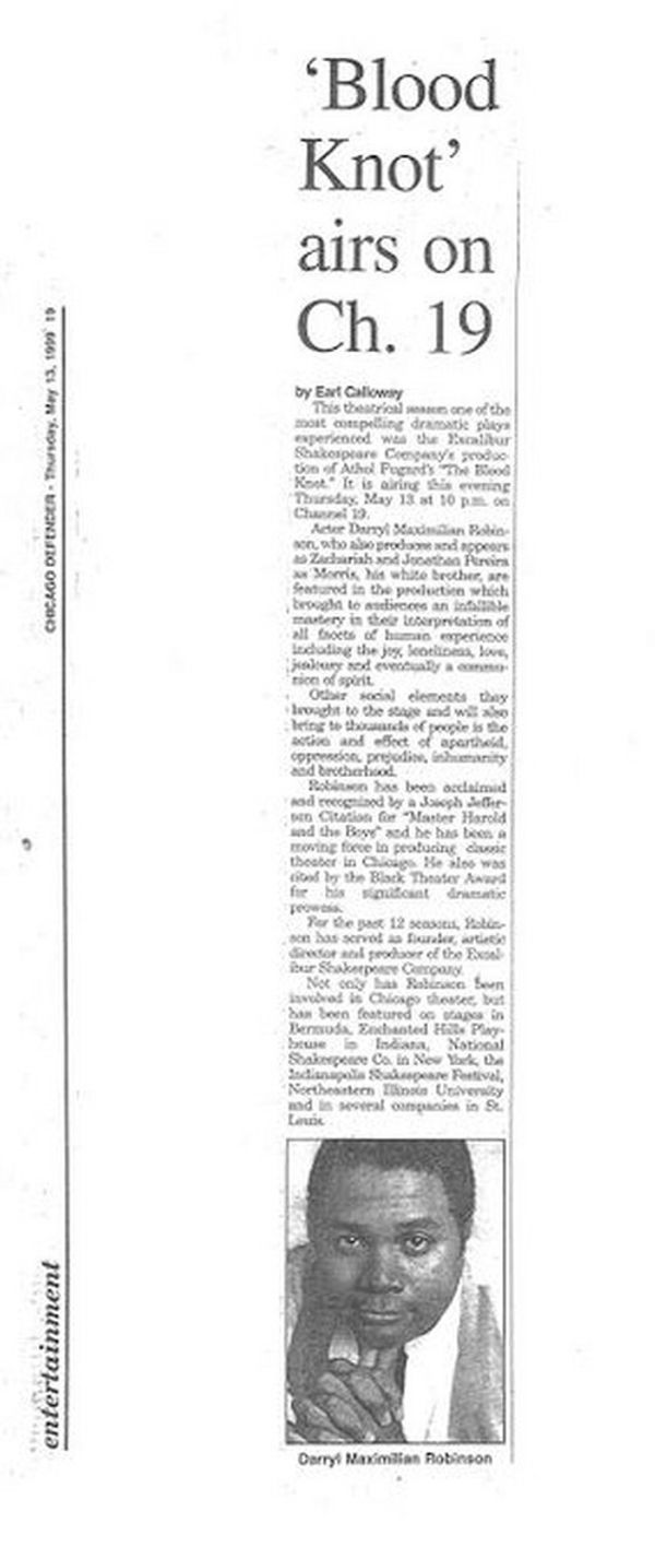 AN INTERNET TV GUIDE PHOTO FOR THEATRE FOLKS!: Santa Monica's Ruskin Theatre Group and Ruskin School of Acting Founder JOHN RUSKIN, 