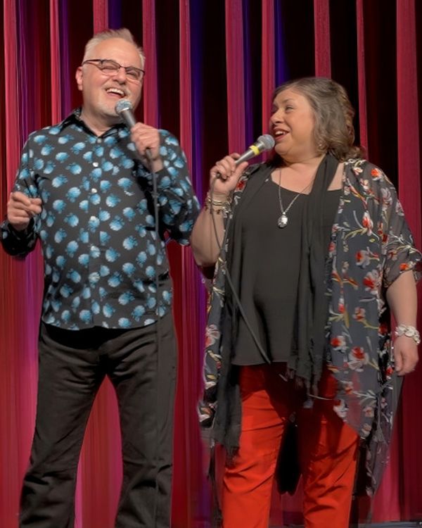 James A. Rocco and Erin Schwab in THE HOLLYWOOD SONGBOOK 2