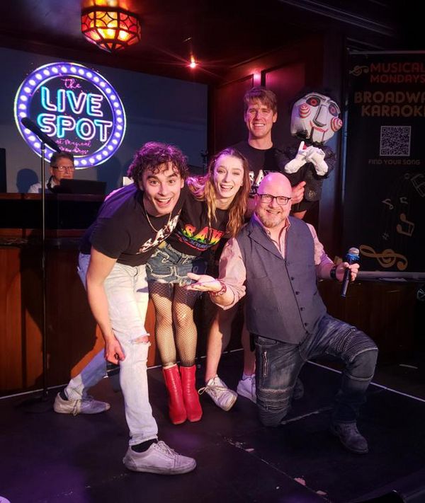 Jesse Townes (Dr. Gordon), Alyssa Corella (Amanda/Jigsaw), Jack Cathcart (Adam) 5