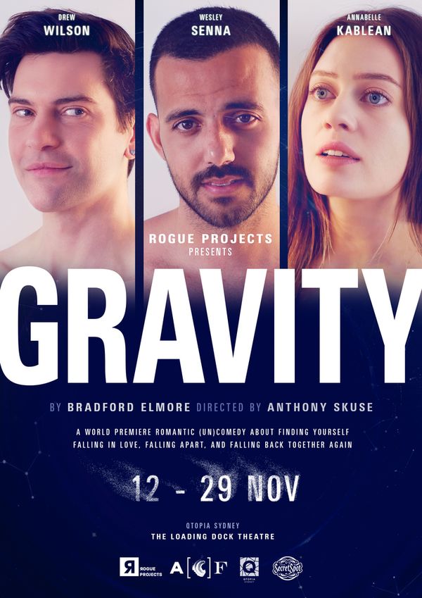 Official poster for Gravity at QTOPIA Sydney 1