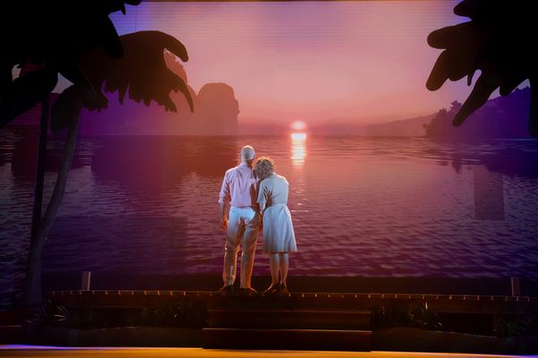 Carolyn Anne Miller & William Michals Rodgers & Hammerstein''''s South Pacific in rehearsal 12