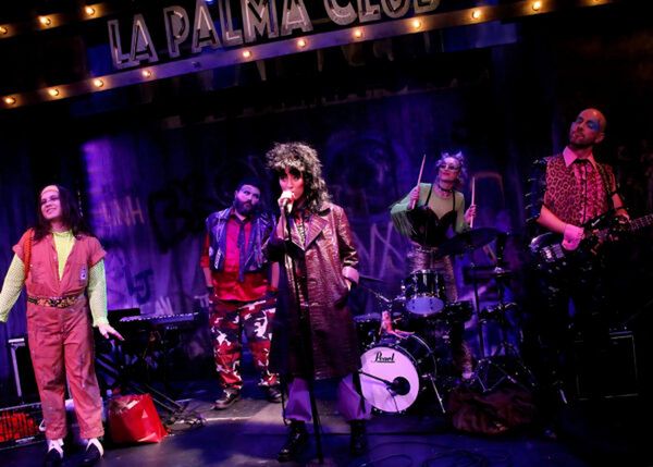 The Cast of ?Hedwig and the Angry Inch? at Chance Theater. Playing January 26 ? February 25, 2024 at the Bette Aitken Theater Arts Center on the Cripe Stage. The musical has text by John Cameron Mitch 7