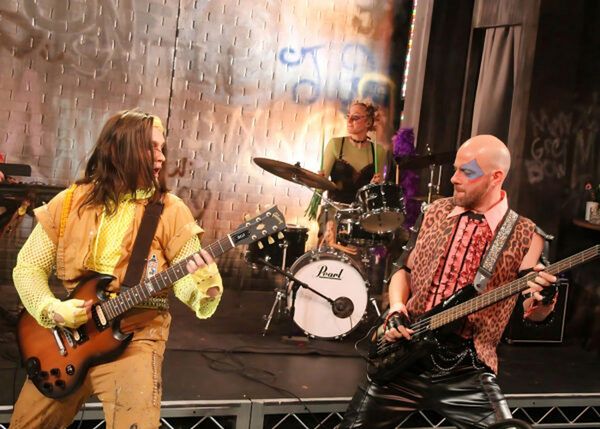 The Cast of ?Hedwig and the Angry Inch? at Chance Theater. Playing January 26 ? February 25, 2024 at the Bette Aitken Theater Arts Center on the Cripe Stage. The musical has text by John Cameron Mitch 6