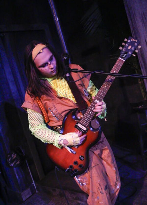 The Cast of ?Hedwig and the Angry Inch? at Chance Theater. Playing January 26 ? February 25, 2024 at the Bette Aitken Theater Arts Center on the Cripe Stage. The musical has text by John Cameron Mitch 2