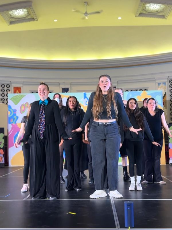 Here on Who  Foreground: Hools Kay Wyder and Shawna Wiznuk 4