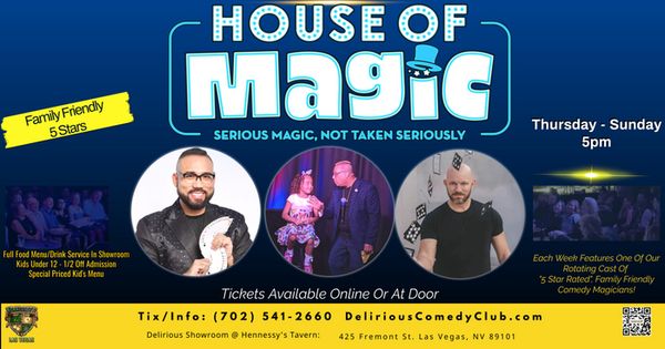 Justin Rivera brings his comedy & magic skills to House Of Magic Las Vegas 4