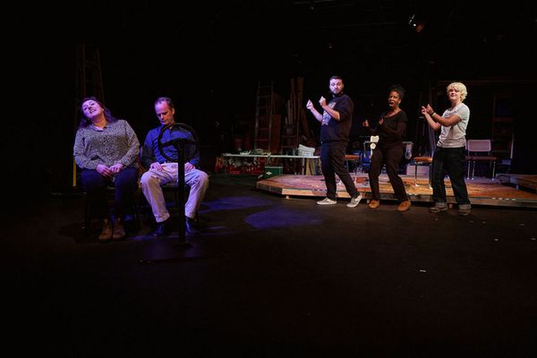 From Left: Garrick Sigl, Danielle L. Reddick, Mary Beth Lindsey, Scott Harrison, Alex Kutsko 2