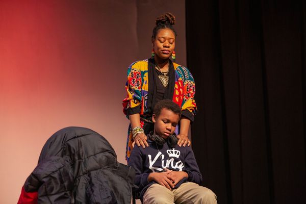 Toya M. Nelson & Elijah McAdoo as Young Nina & Troy Photo Credit: Amanda Sulker-Hall 1