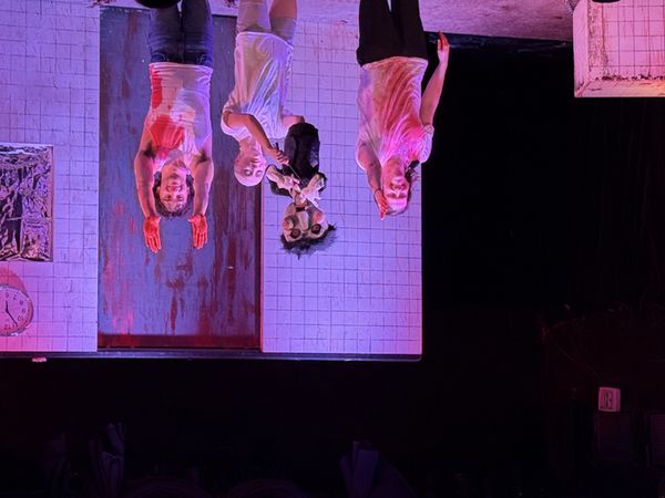 Jesse Townes (Dr. Gordon), Alyssa Corella (Amanda/Jigsaw), Jack Cathcart (Adam) 1