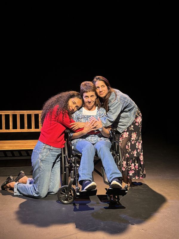 The cast on Stage. 2