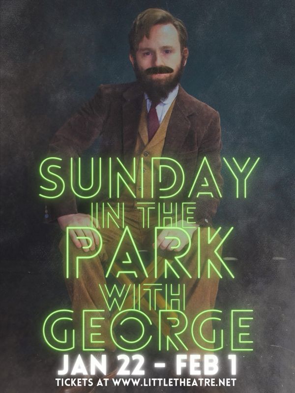Chris Spencer as George in Little Theatre of Fall River''''s production of Sunday in the Park with George 1