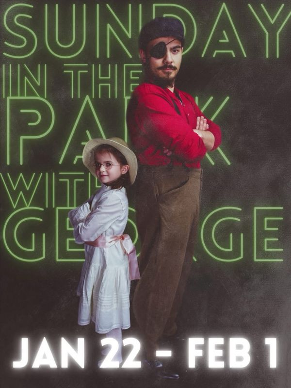 Ethan Lazaro as The Boatman in Little Theatre of Fall River''''s production of Sunday in the Park with George 2