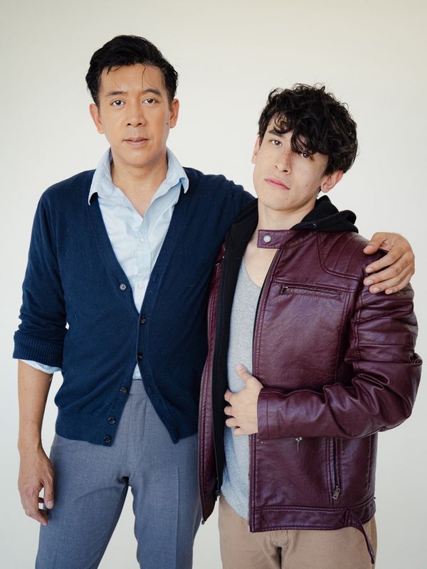 Jonathan Moreno as Benoit and Danny Bernardo as David in LE SWITCH by Philip Dawkins, directed by Spenser Davis. (photo credit: Andrew Ge) 2