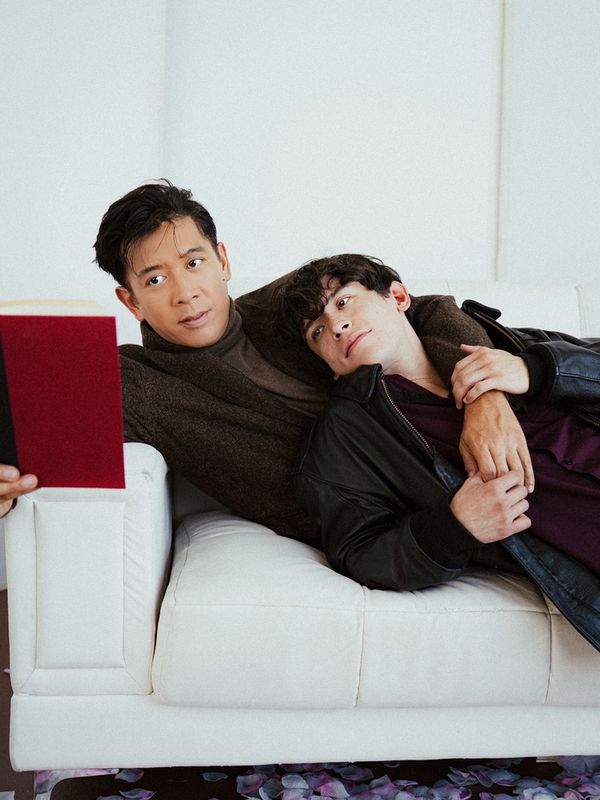 Jonathan Moreno as Benoit and Danny Bernardo as David in LE SWITCH by Philip Dawkins, directed by Spenser Davis. (photo credit: Andrew Ge) 3