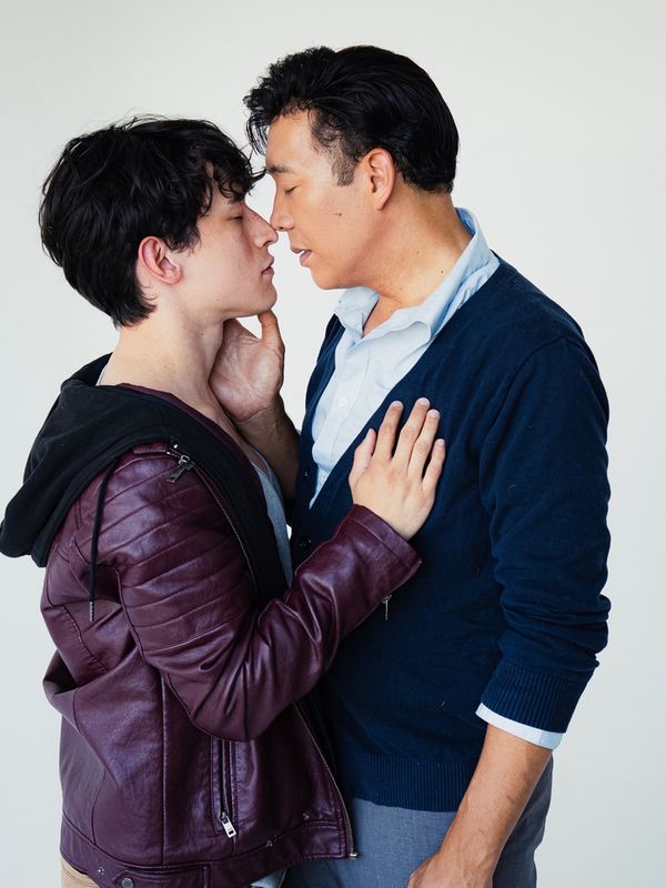 Jonathan Moreno as Benoit and Danny Bernardo as David in LE SWITCH by Philip Dawkins, directed by Spenser Davis. (photo credit: Andrew Ge) 5