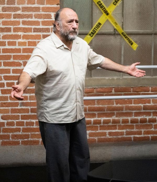 Una confronts the past as Ray watches from a distance in a tense moment from Blackbird. 3