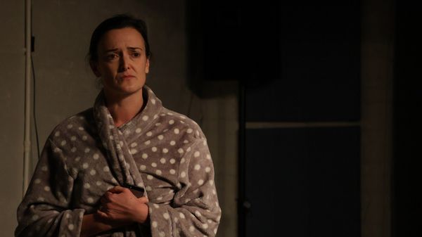 Elizabeth Dilley as Helen and Sean Vale as Bruce. Photo credit: Cat Brooks 3