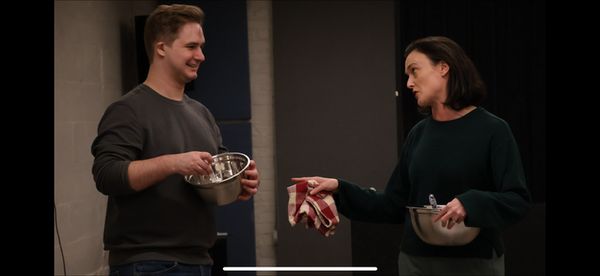 Elizabeth Dilley as Helen and Sean Vale as Bruce. Photo credit: Cat Brooks 12