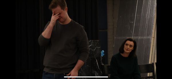 Elizabeth Dilley as Helen and Sean Vale as Bruce. Photo credit: Cat Brooks 11