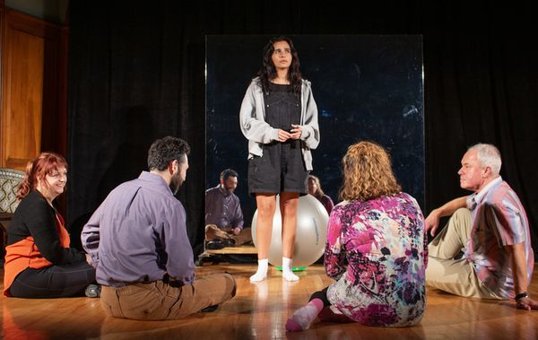 Elizabeth Bates as Marty in Circle Mirror Transformation with The Shelburne Players. 3