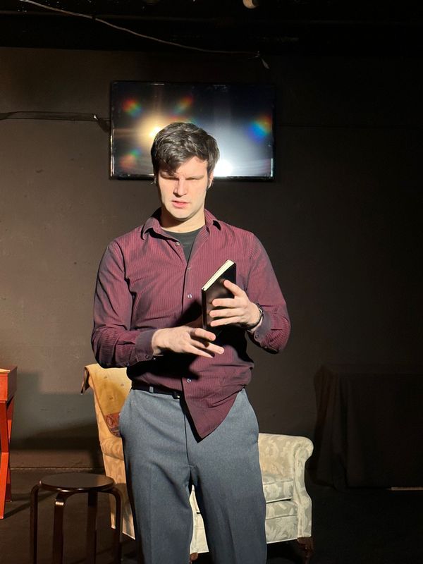 Nava Bastani Sarracino as EMILY PENROSE and Justin Stewart as JIM FINGAL 3