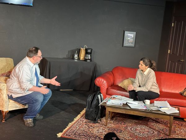 Nava Bastani Sarracino as EMILY PENROSE and Justin Stewart as JIM FINGAL 11