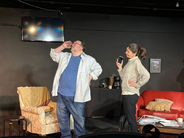 Nava Bastani Sarracino as EMILY PENROSE and Justin Stewart as JIM FINGAL 14