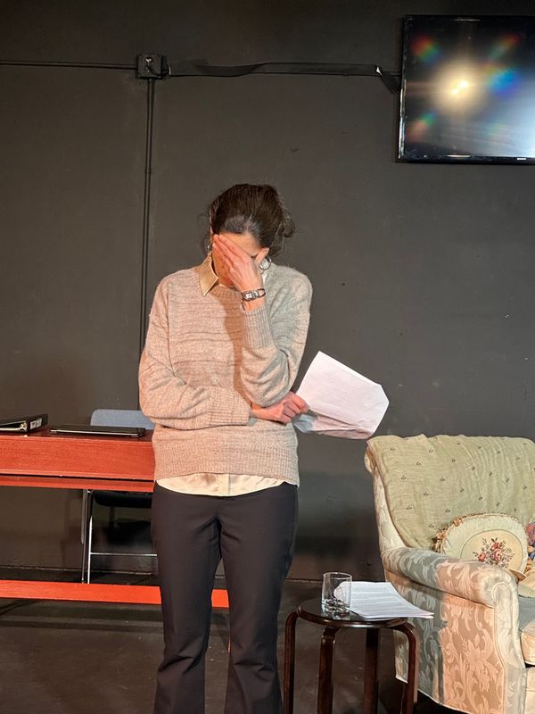 Nava Bastani Sarracino as EMILY PENROSE and Justin Stewart as JIM FINGAL 17