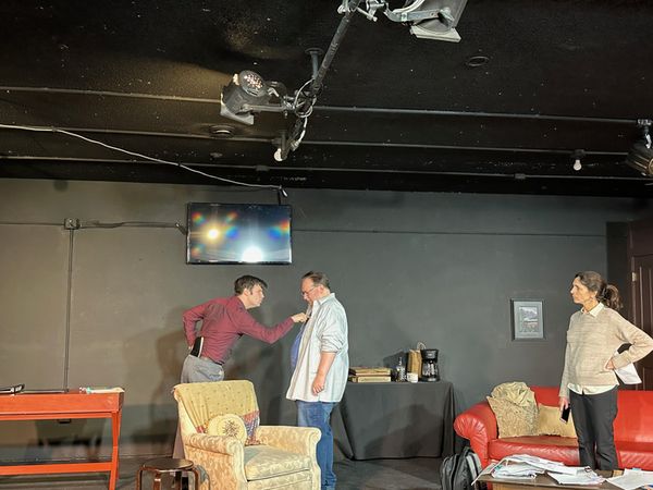 Nava Bastani Sarracino as EMILY PENROSE and Justin Stewart as JIM FINGAL 18