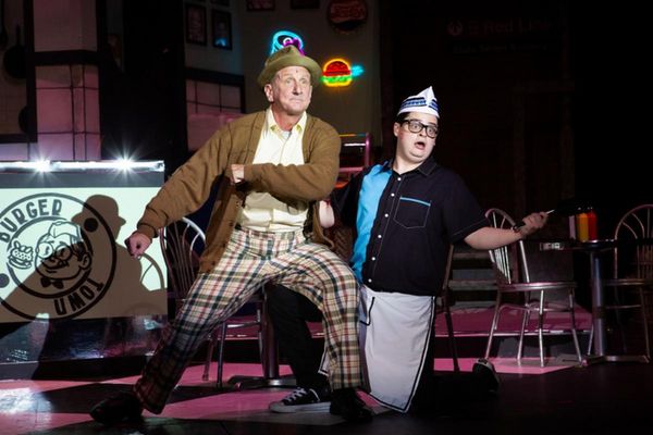 Dain Paige and Josh Galloway in Burgertown. 5