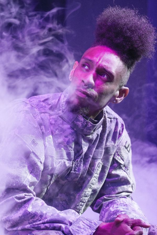 Alexa Rosengaus (front) as Cinderella and Hannah Rubinstein (rear) as The Narrator. 15