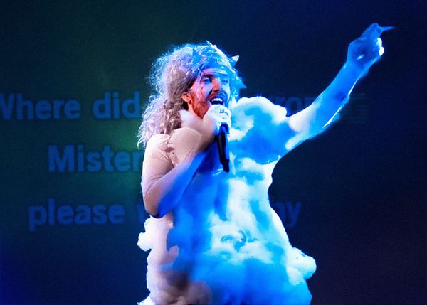 Isaac Young as Mr. Eccentric - Host/Emcee (Photo credit: Jim R. Moore) 2