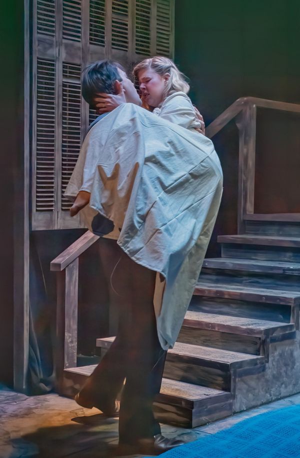 William Windle as Stanley Kowalski and Lauren Bouquet as Stella Kowalski Photo credit: John Rogers 4