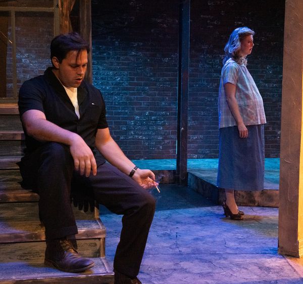 William Windle as Stanley Kowalski and Lauren Bouquet as Stella Kowalski Photo credit: John Rogers 6