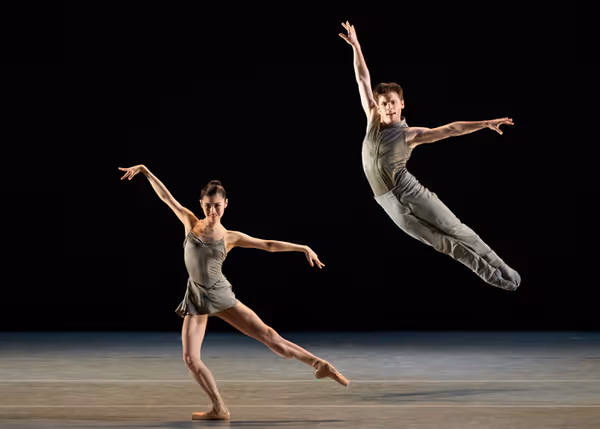 American Ballet Theatre (ABT) Studio Company, Stars and Stripes Pas de Deux - Choreography by George Balanchine (c) The George Balanchine Trust, featuring Jake Roxander -photo by Stars Action Shots 2 6