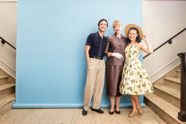 Joshua Grosso, Emily Skinner, Sarah-Anne Martinez; photo by Nile Hawver. 1