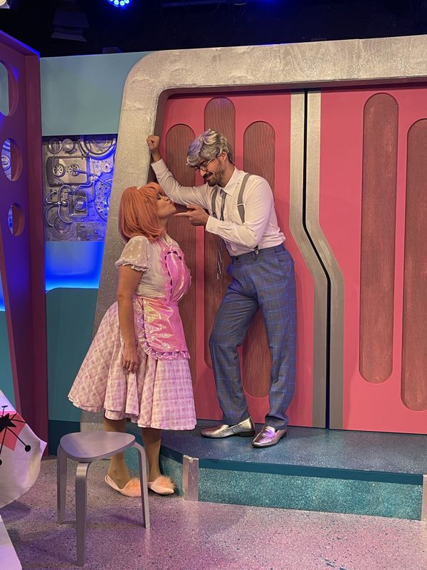 The cast of Last of the Red Hot Robots 4