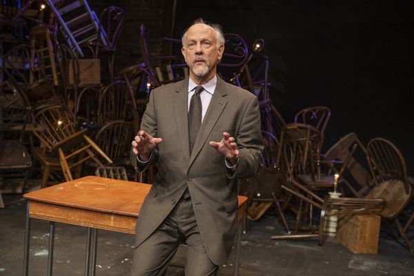 Jim Ortlieb in Stand Up If You''re Here Tonight, written and directed by John Kolvenbach. Playing at the Huntington Theatre (264 Huntington Ave) in the Maso Studio Jan 20 - Mar 3, 2024. Photo by Michae 2