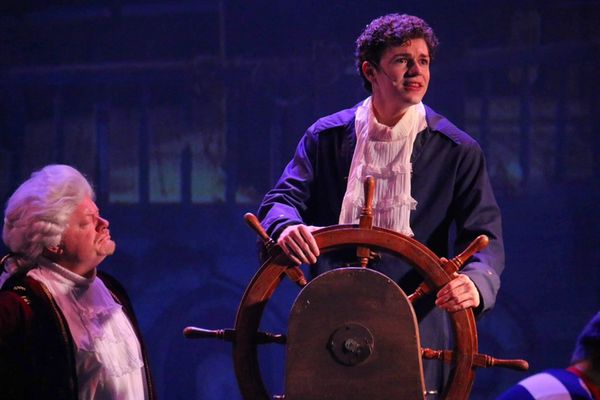 Prince Eric (William Argentine) and Grimsby (Michael Slusser) Fathoms Below  4