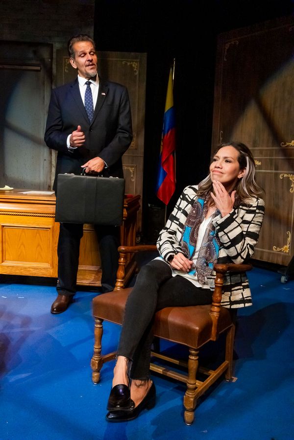 Leandro Cano* and Cheryl Uma a*. Photo by Brooke Burton. * = Member of Actors Equity Association (AEA) 1