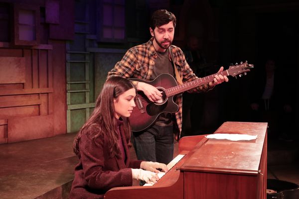 Emma Laird and Morgan Hollingsworth in ?Once? at Chance Theater. Playing January 23 ? March 1, 2026 at the Bette Aitken theater arts Center on the Cripe Stage. Photos by Doug Catiller. 6